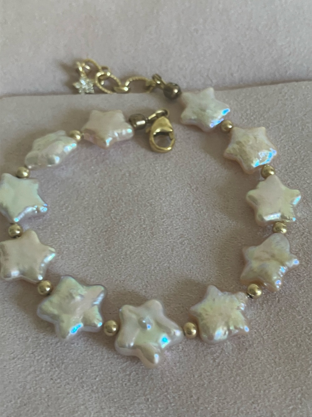 Freshwater Pearl Star Bracelet - Picture 3 of 7